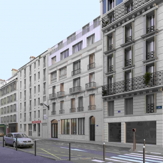 Paris – Réhabilitation immeuble de bureaux et logements
